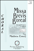Missa Brevis Boreal SATB choral sheet music cover